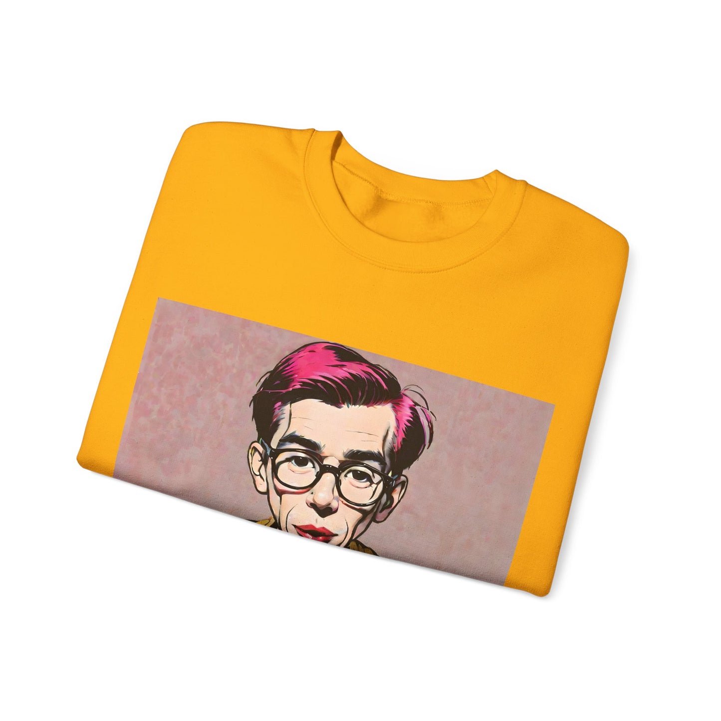 "Warhol: the abstract legend" Single Print Unisex Heavy Blend™ Crewneck Sweatshirt