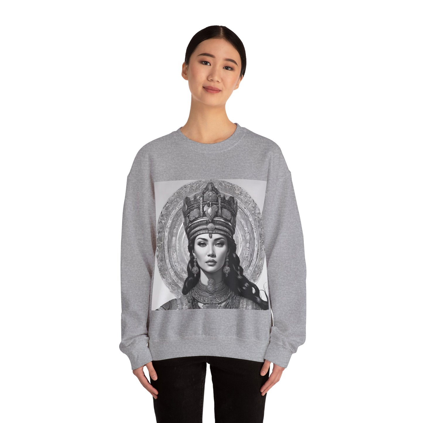 "Queen of Heritage" Unisex Heavy Blend™ Crewneck Sweatshirt