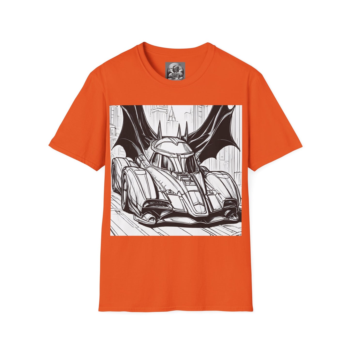 "Automobiliá de Chiroptera" Single Print Unisex Softstyle T-Shirt