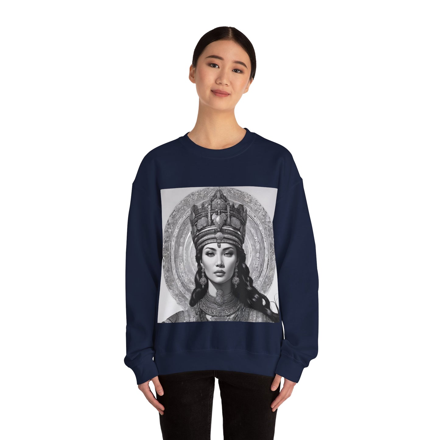 "Queen of Heritage" Unisex Heavy Blend™ Crewneck Sweatshirt