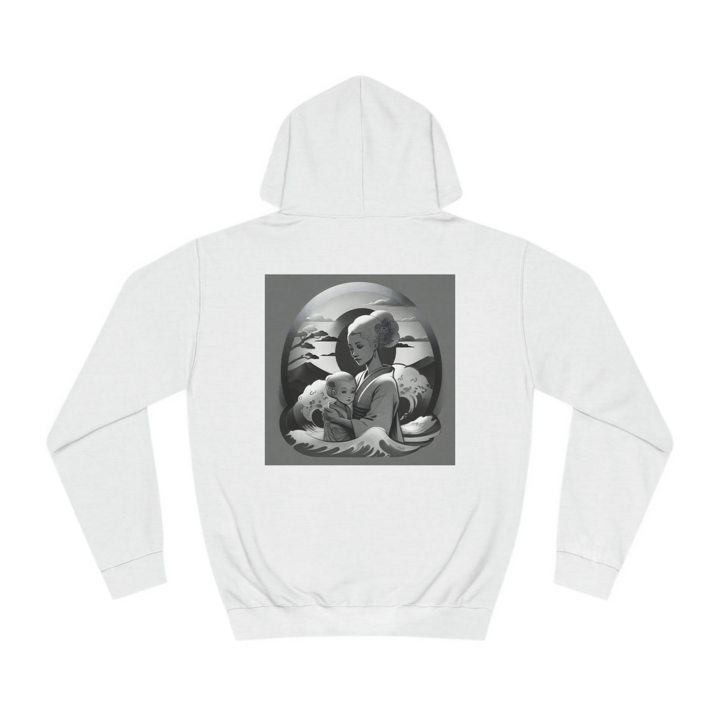 "Princess x Queen" Double Print Unisex College Hoodie