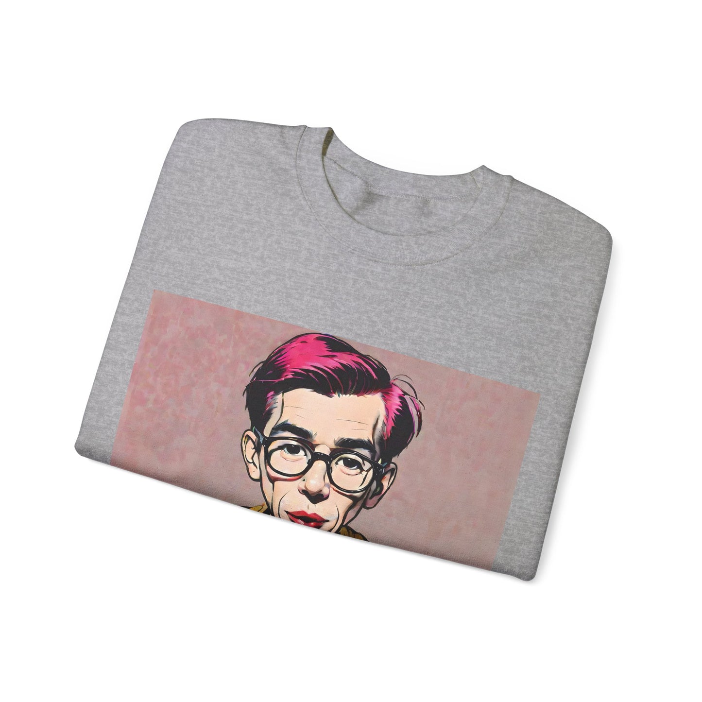 "Warhol: the abstract legend" Single Print Unisex Heavy Blend™ Crewneck Sweatshirt