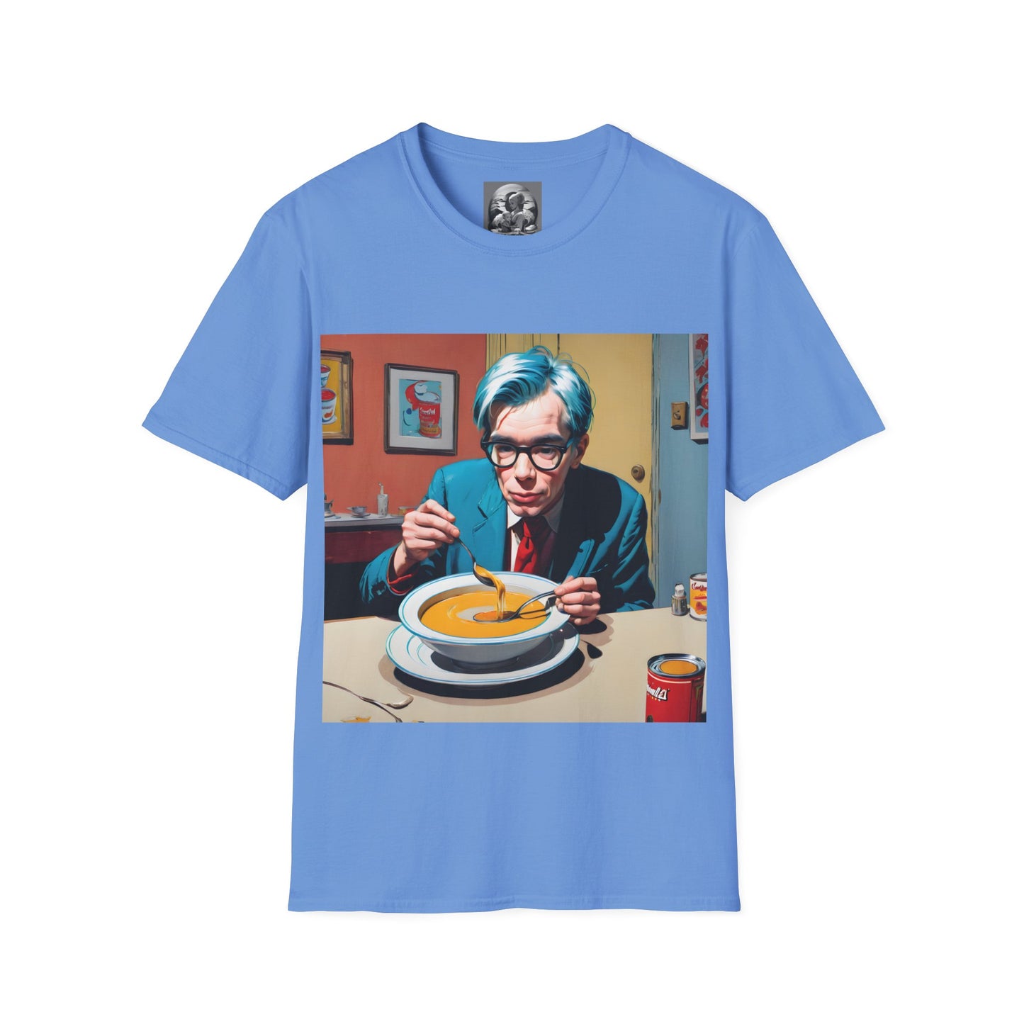 "Warhol: the abstract legend" Single Print Unisex Softstyle T-Shirt