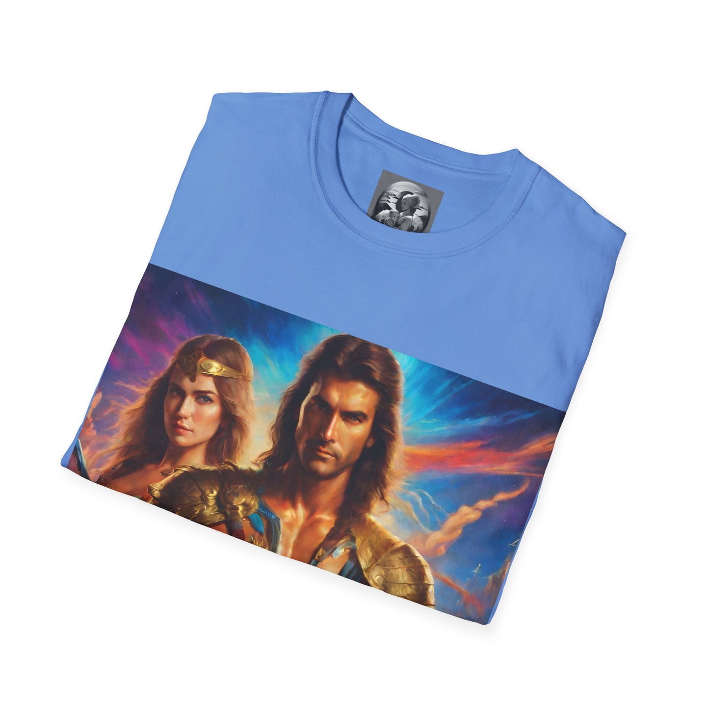 "80s medieval fantasy" Single Print Unisex Softstyle T-Shirt