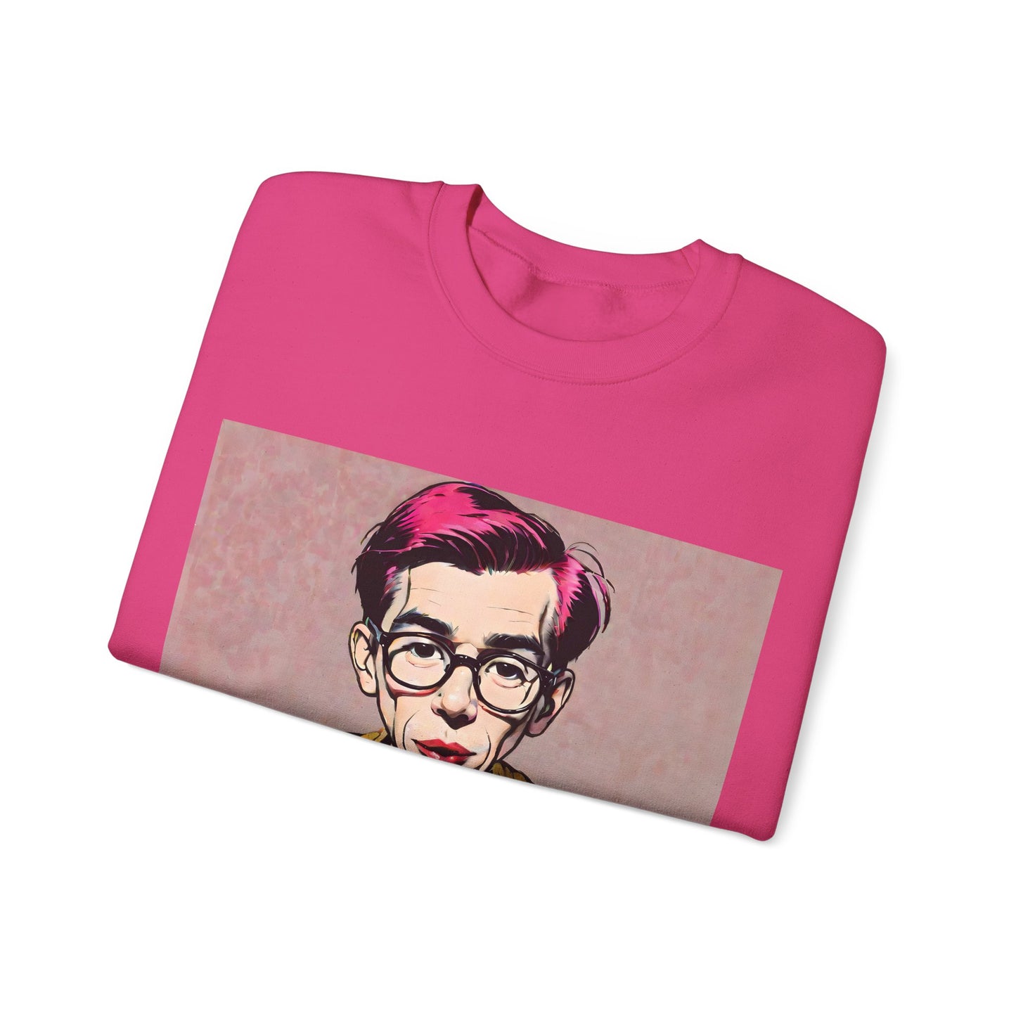 "Warhol: the abstract legend" Single Print Unisex Heavy Blend™ Crewneck Sweatshirt