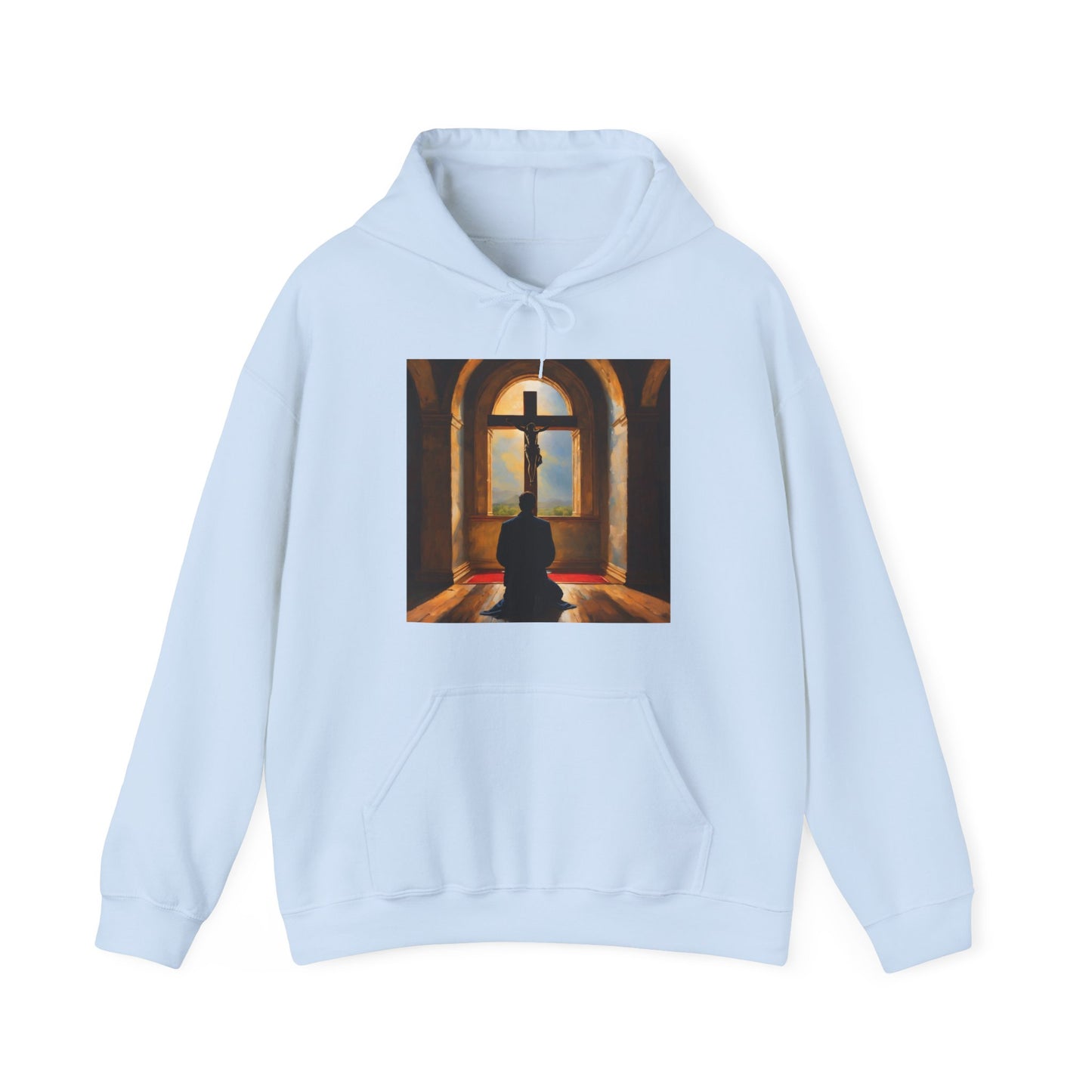 "In God we trust" Single Print Unisex Heavy Blend™ Hooded Sweatshirt