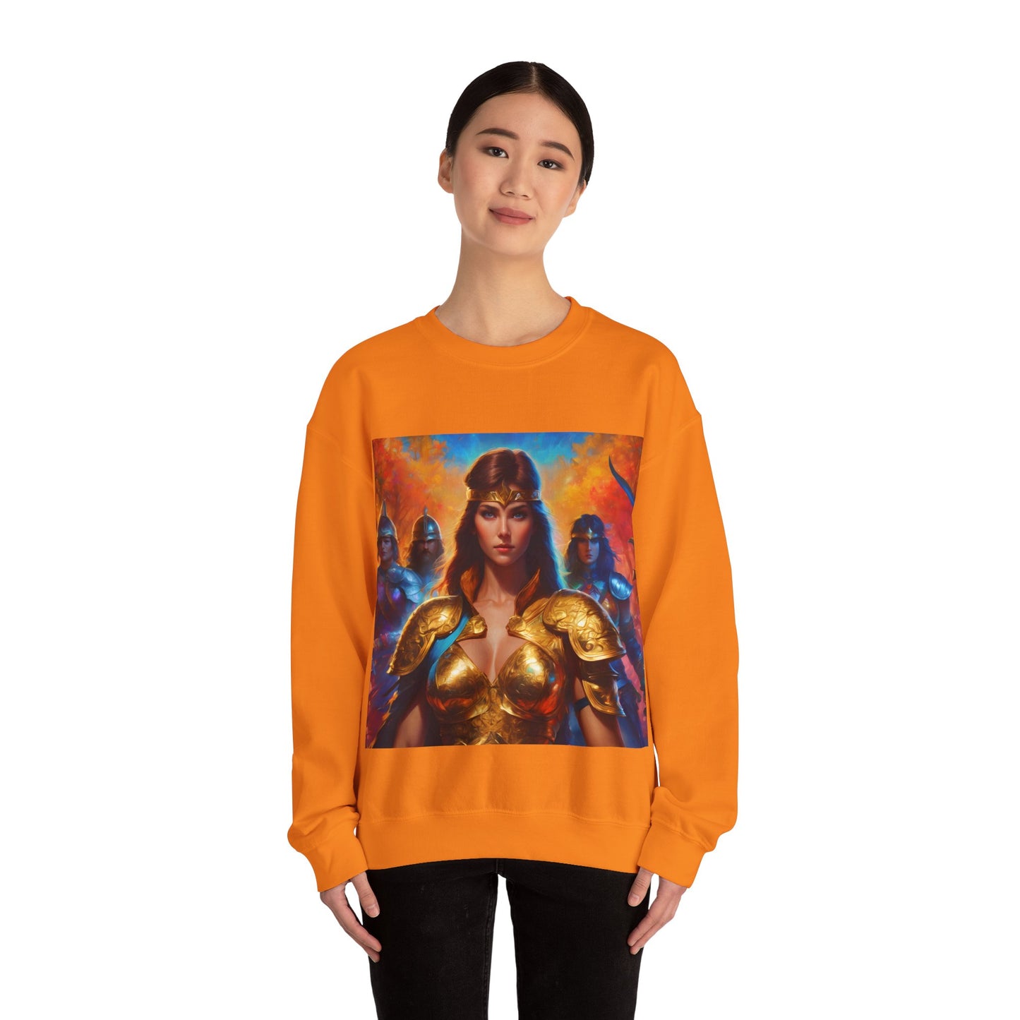 " Retro medical fantasy" Single Print Unisex Heavy Blend™ Crewneck Sweatshirt