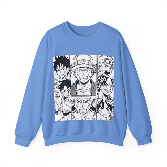 "Shonen Allstars" Single Print Unisex Heavy Blend™ Crewneck Sweatshirt