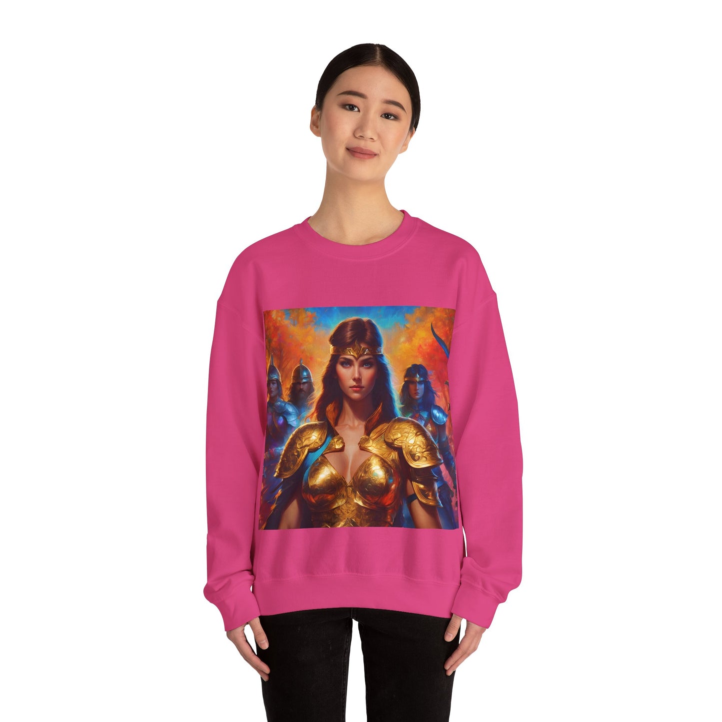 " Retro medical fantasy" Single Print Unisex Heavy Blend™ Crewneck Sweatshirt