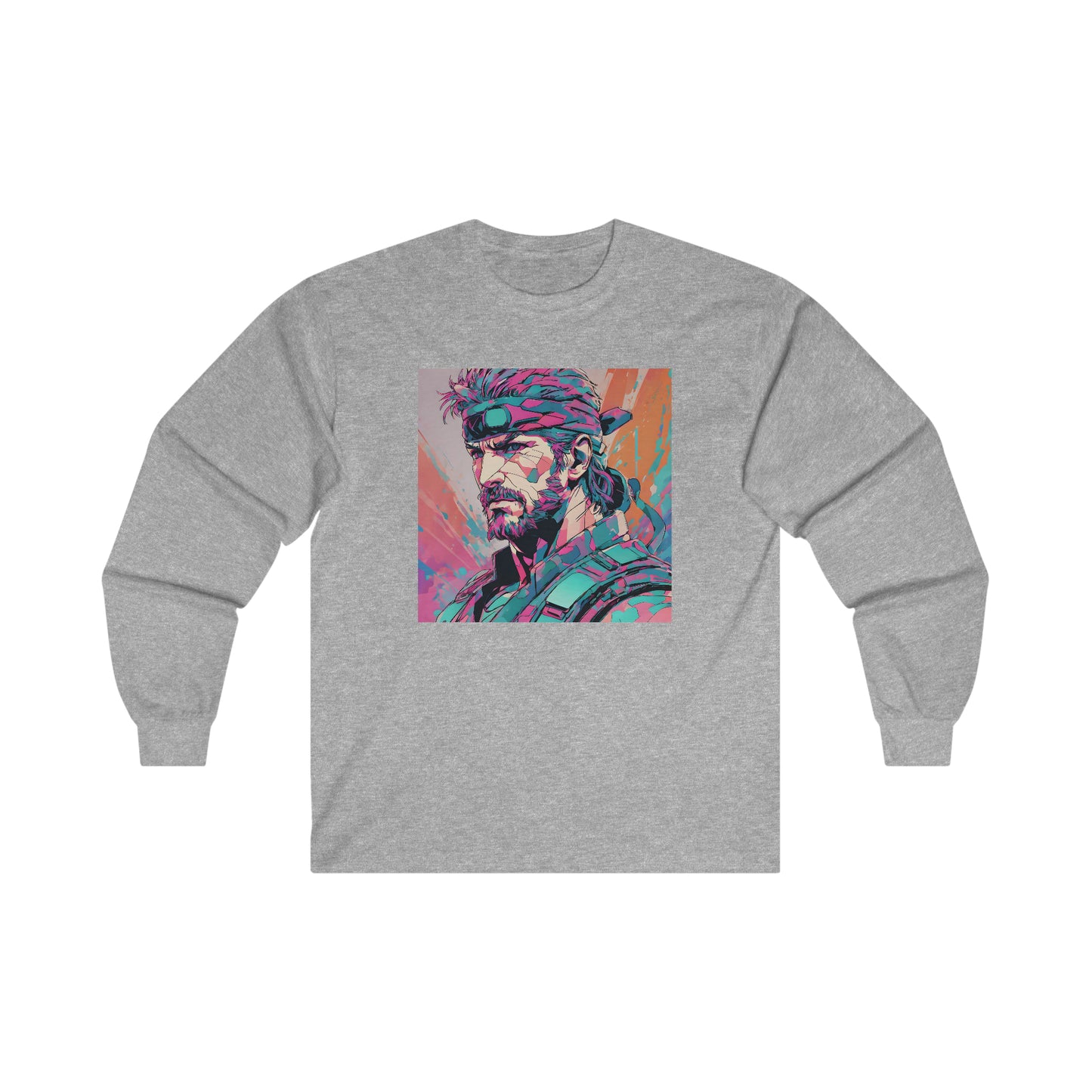 "Big Boss Snake " Single Print Ultra Cotton Long Sleeve Tee