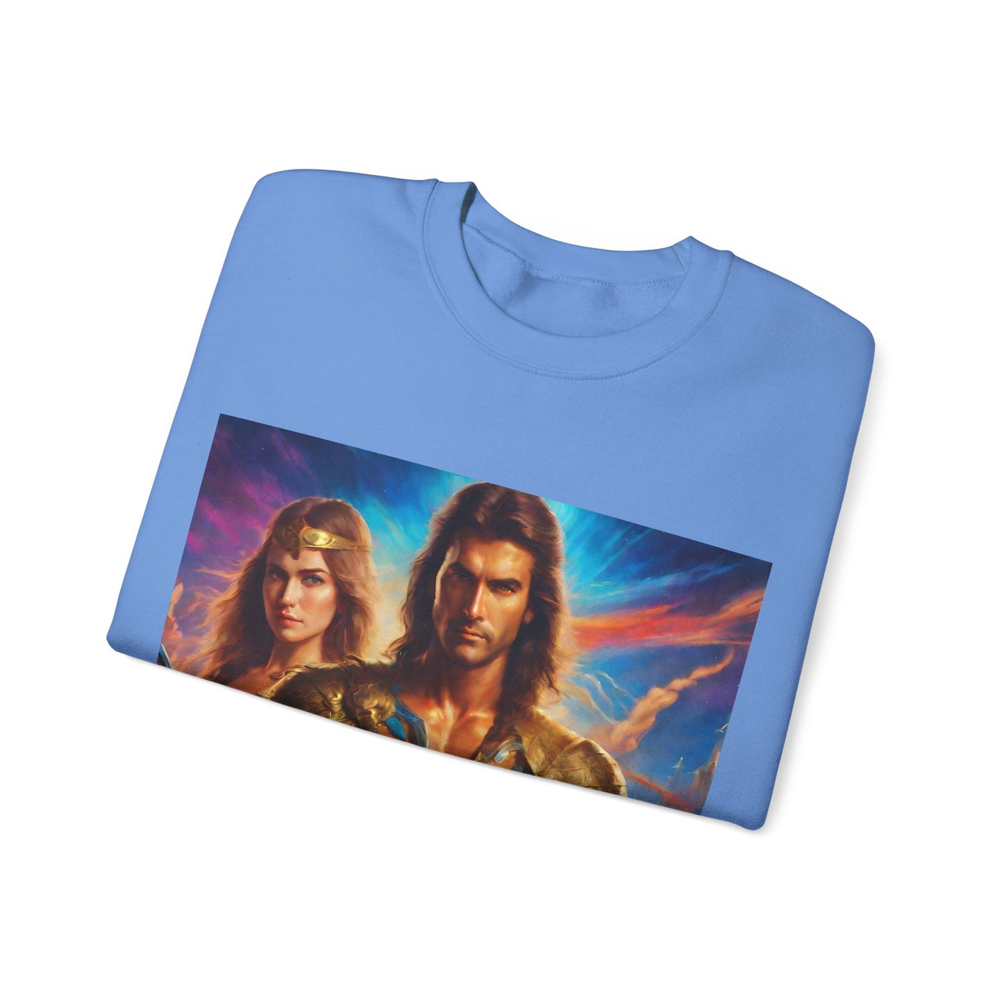 "80s medieval fantasy" Single Print Unisex Heavy Blend™ Crewneck Sweatshirt