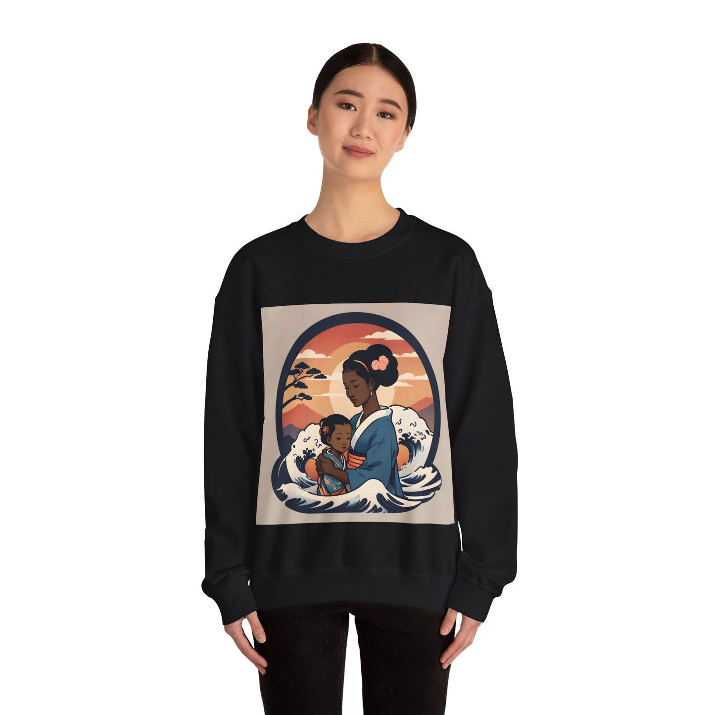 "Princess x Queen"  Single Print Unisex Heavy Blend™ Crewneck Sweatshirt