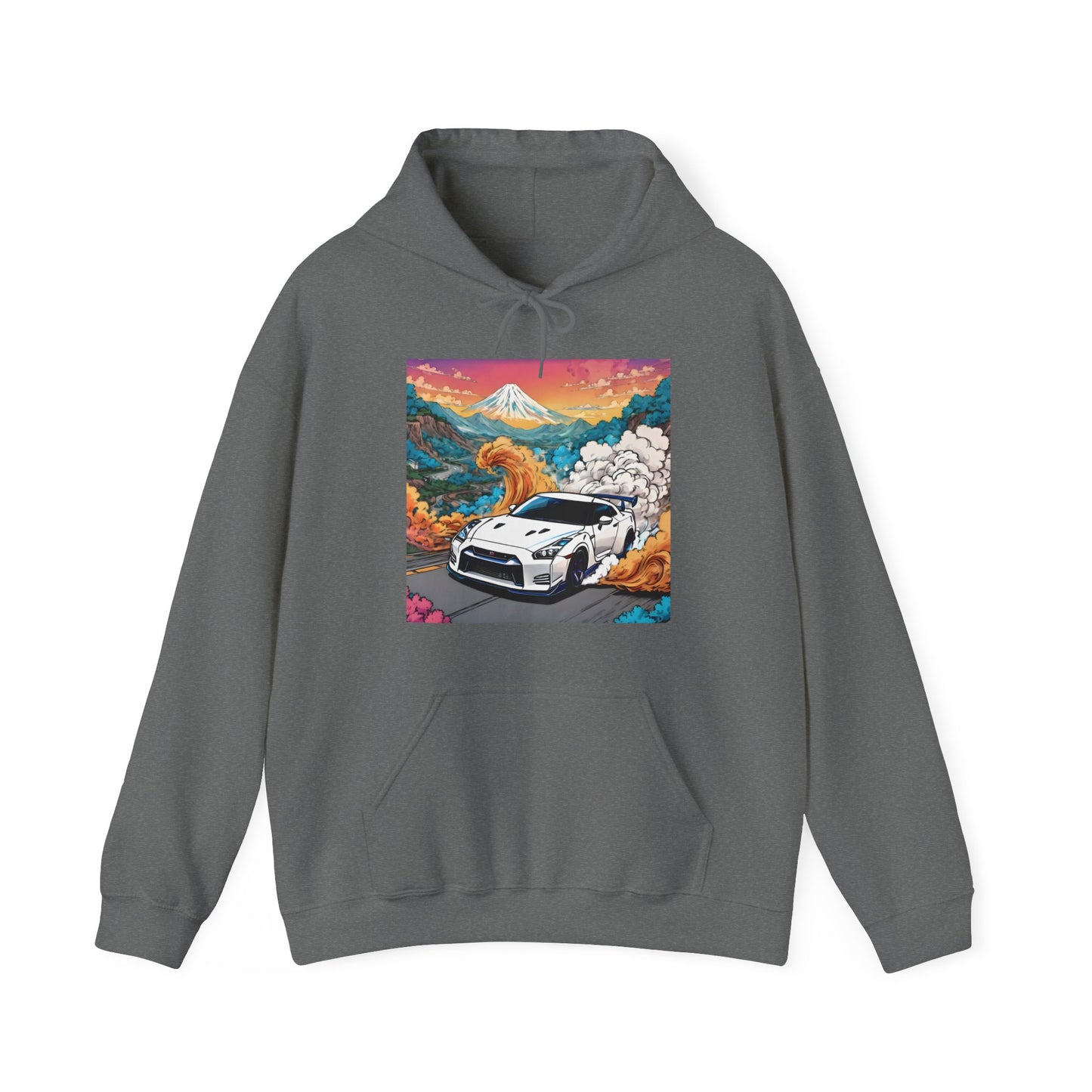 " Go, Go, Go Racing !!!!!!" Single Print Unisex Heavy Blend™ Hooded Sweatshirt