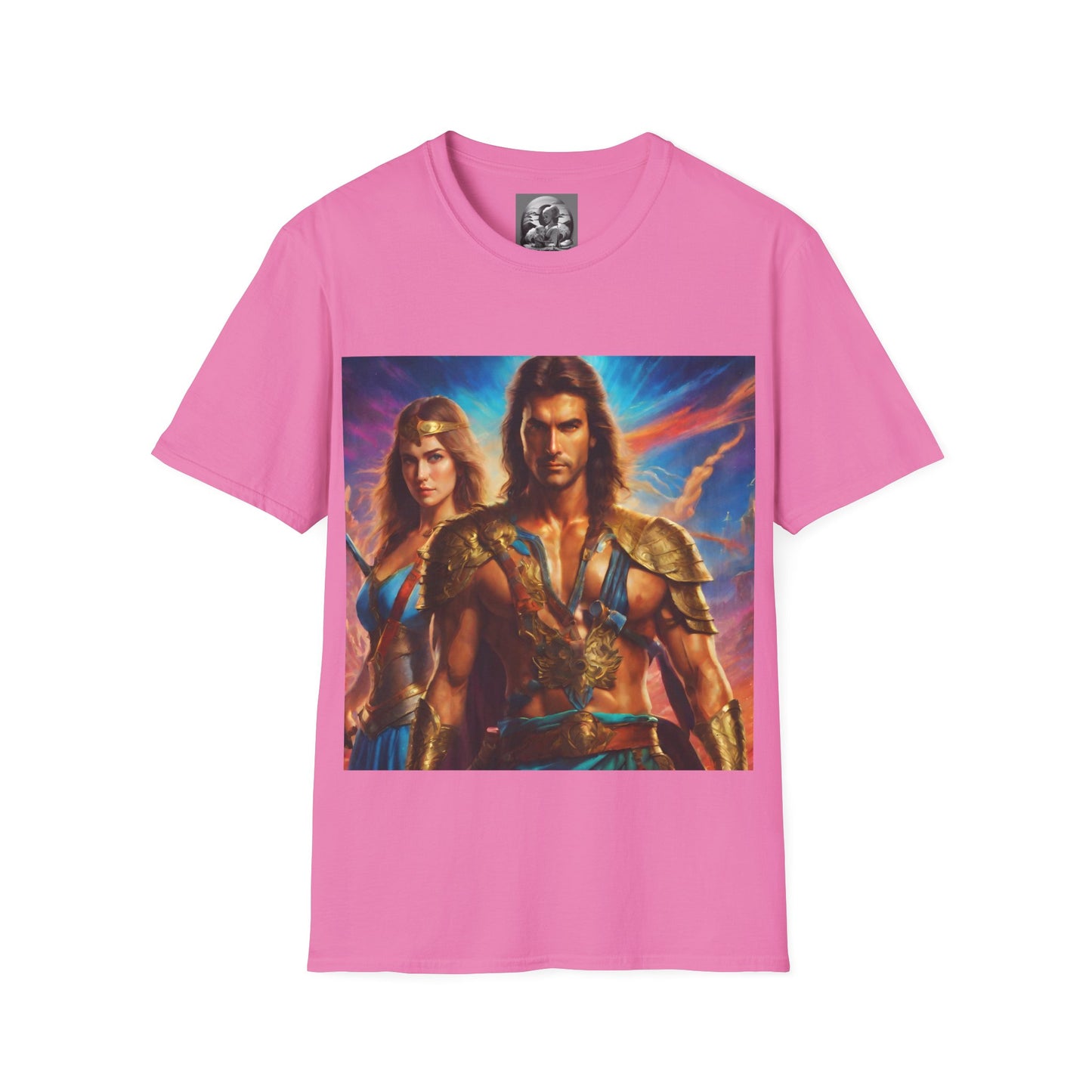 "80s medieval fantasy" Single Print Unisex Softstyle T-Shirt