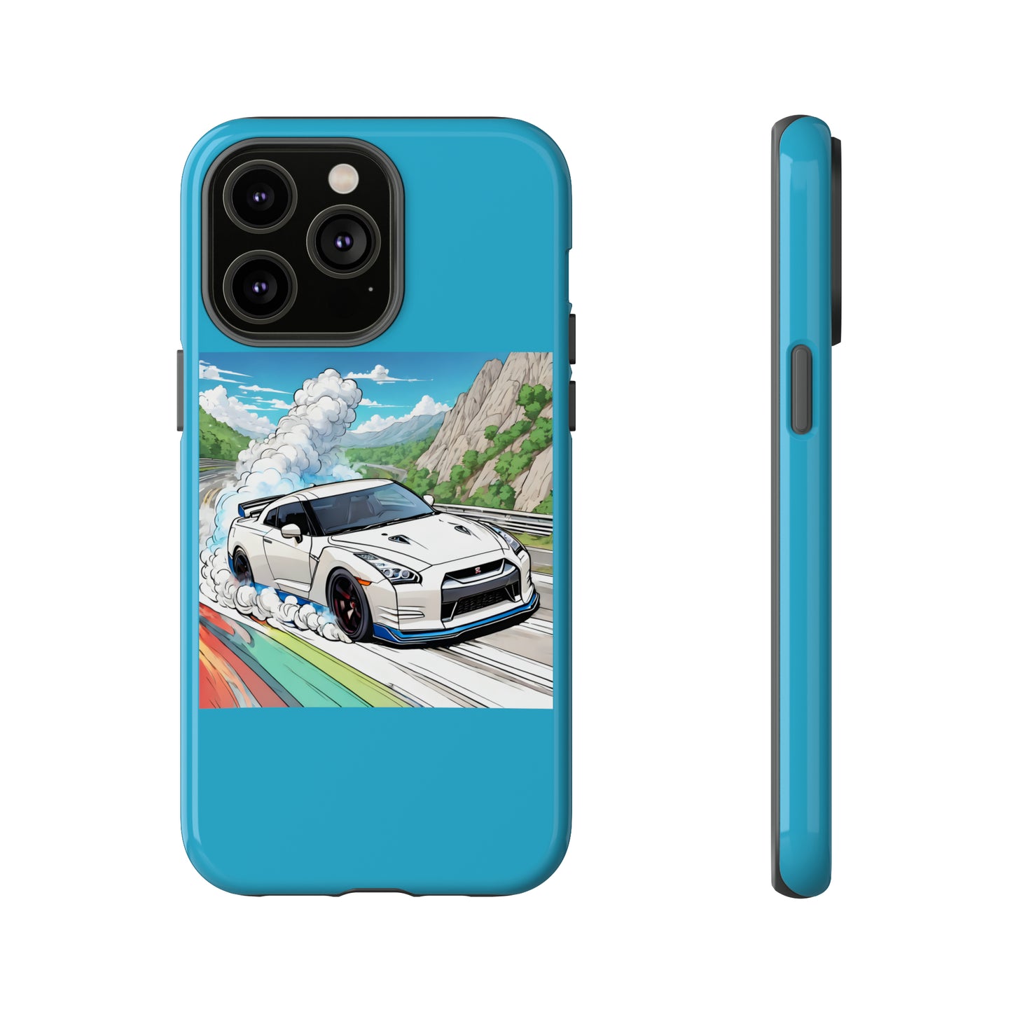 " Go, Go, Go Racing !!!!!!" Single Print Tough Cases