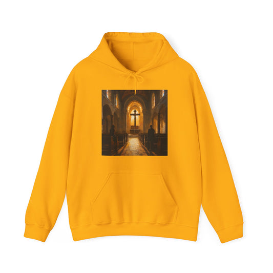 "In God we trust" Single Print Unisex Heavy Blend™ Hooded Sweatshirt