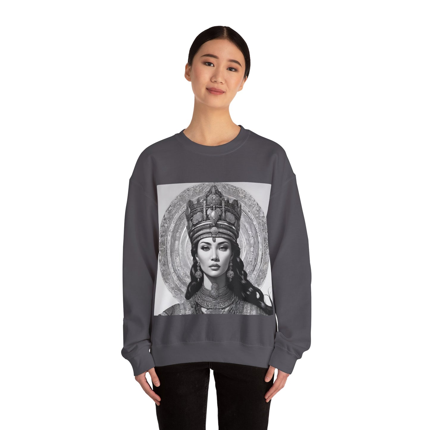 "Queen of Heritage" Unisex Heavy Blend™ Crewneck Sweatshirt