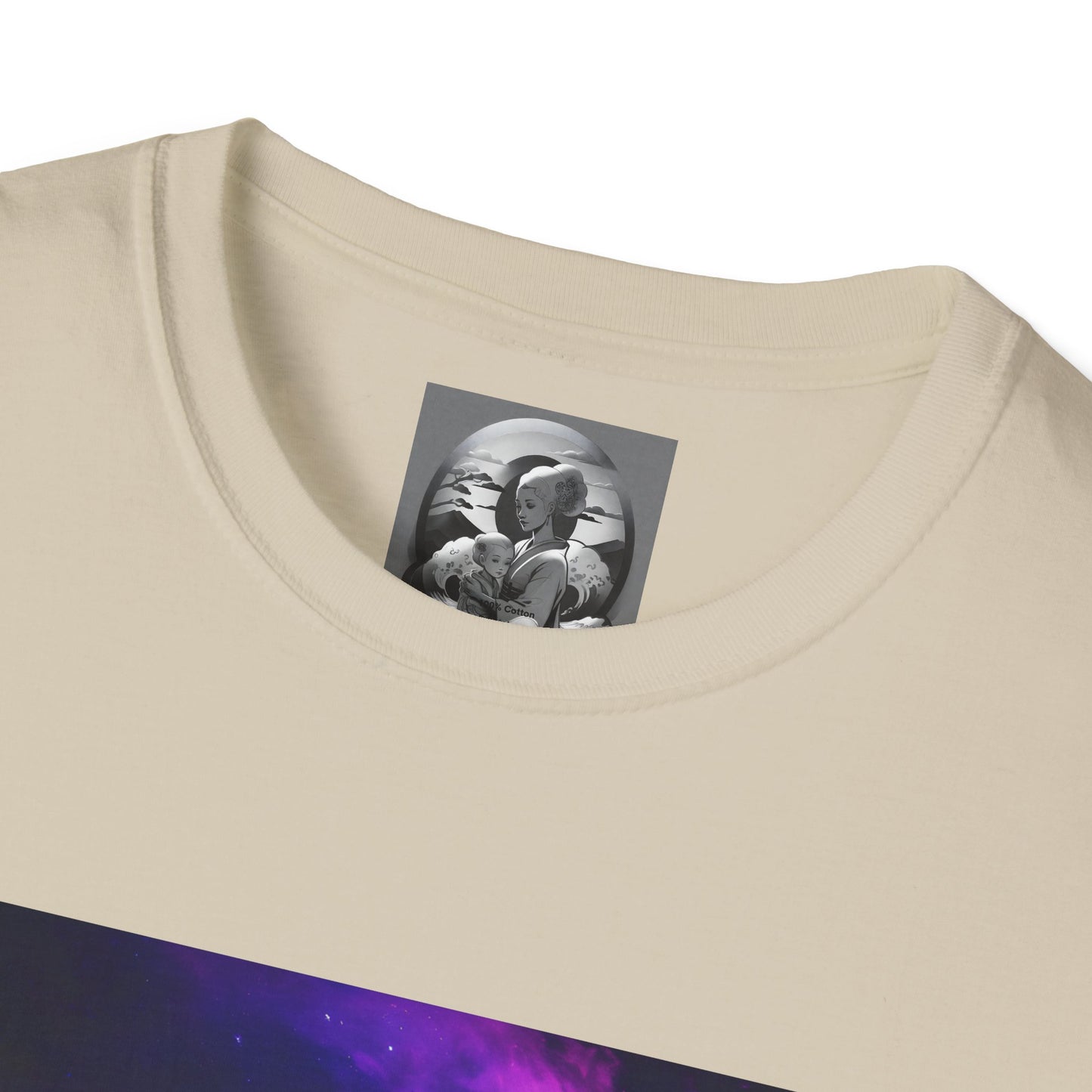 "Goodnight space cowboy" Single Print Unisex Softstyle T-Shirt