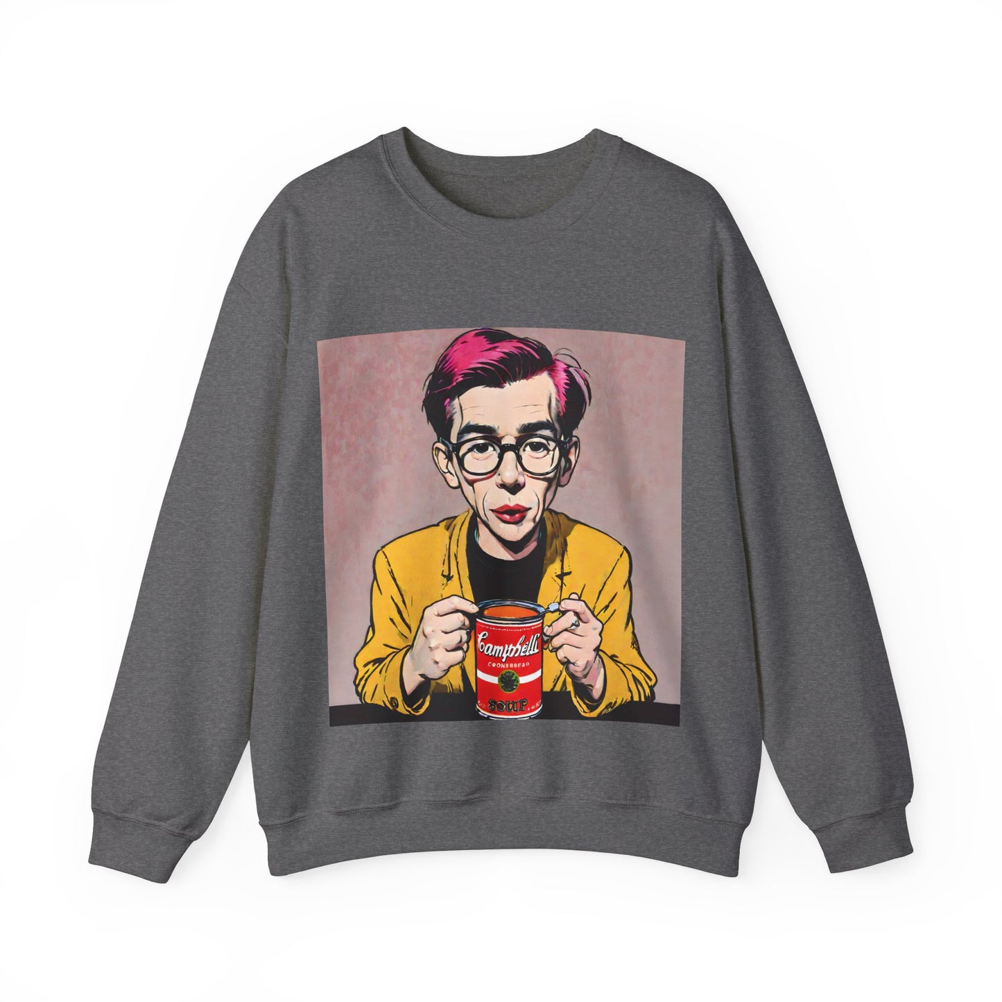 "Warhol: the abstract legend" Single Print Unisex Heavy Blend™ Crewneck Sweatshirt