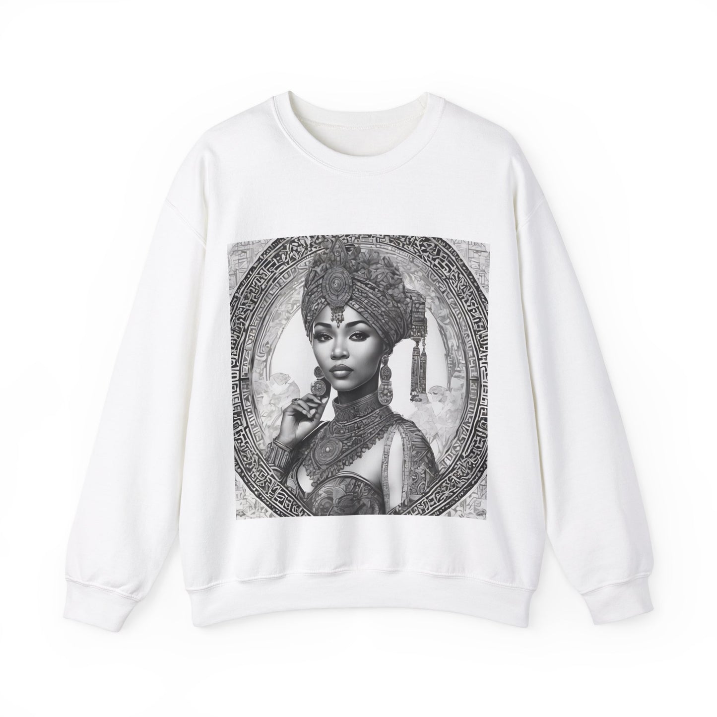 "Queen of Heritage" Unisex Heavy Blend™ Crewneck Sweatshirt