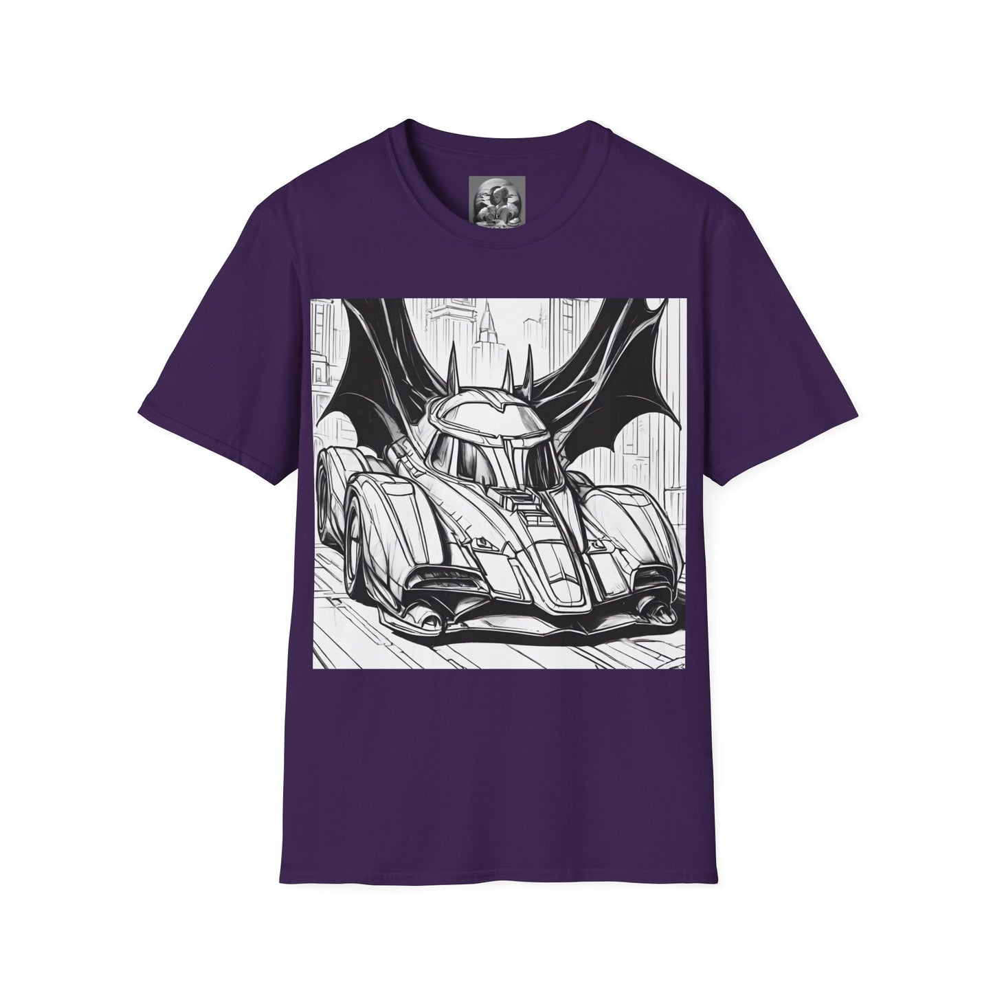 "Automobiliá de Chiroptera" Single Print Unisex Softstyle T-Shirt