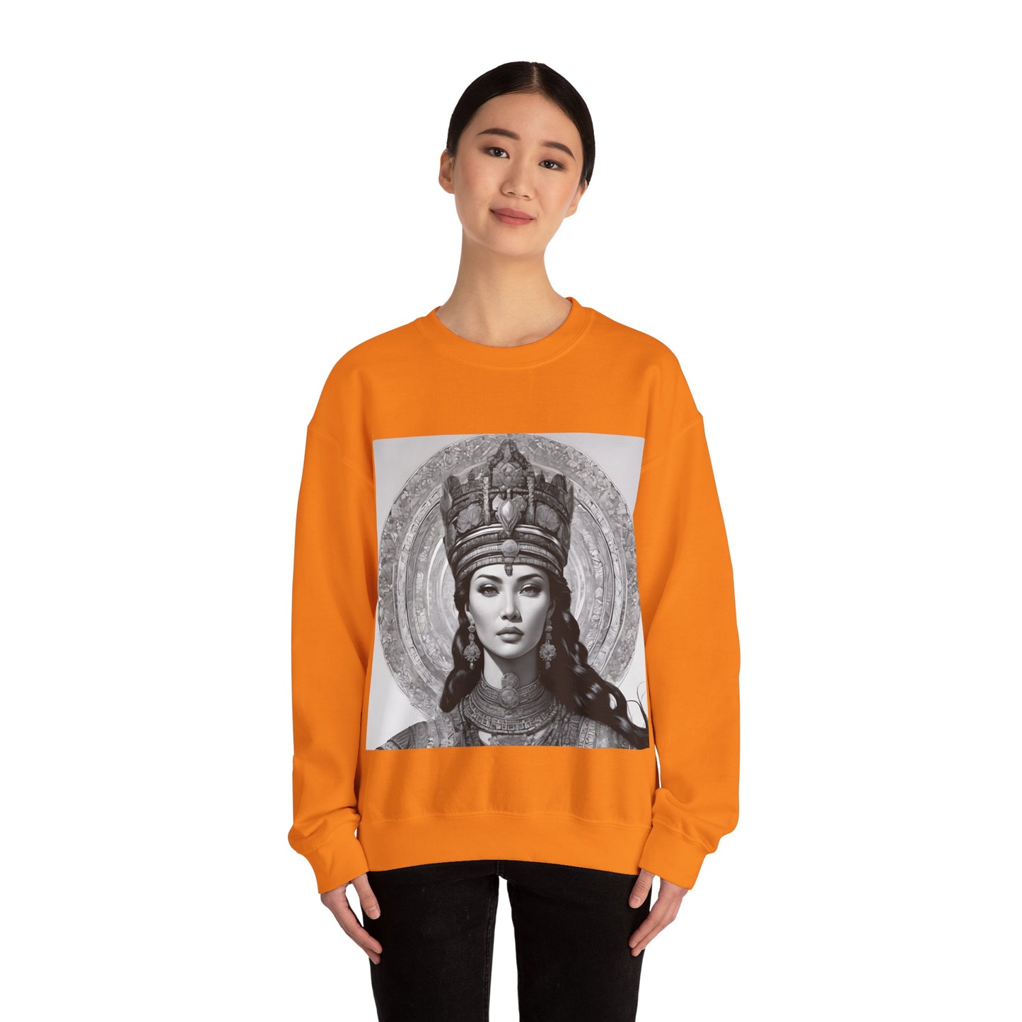 "Queen of Heritage" Unisex Heavy Blend™ Crewneck Sweatshirt