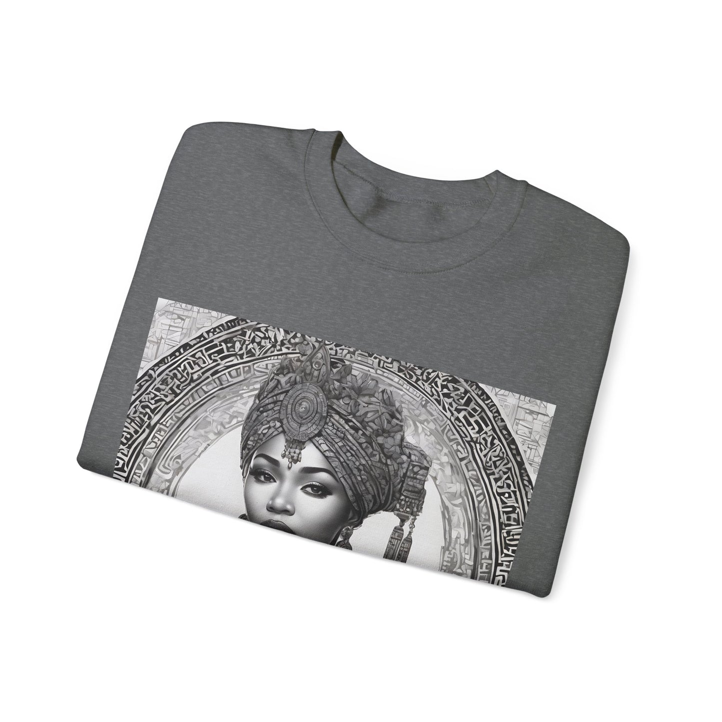 "Queen of Heritage" Unisex Heavy Blend™ Crewneck Sweatshirt