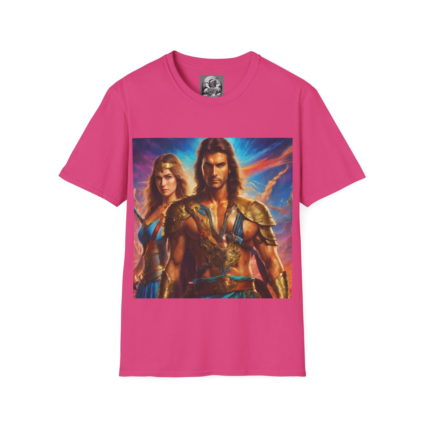 "80s medieval fantasy" Single Print Unisex Softstyle T-Shirt