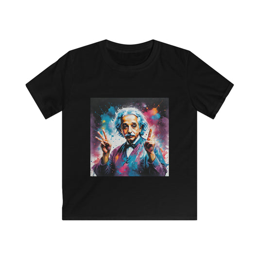 "The theory of everything" Single Print Kids Softstyle Tee