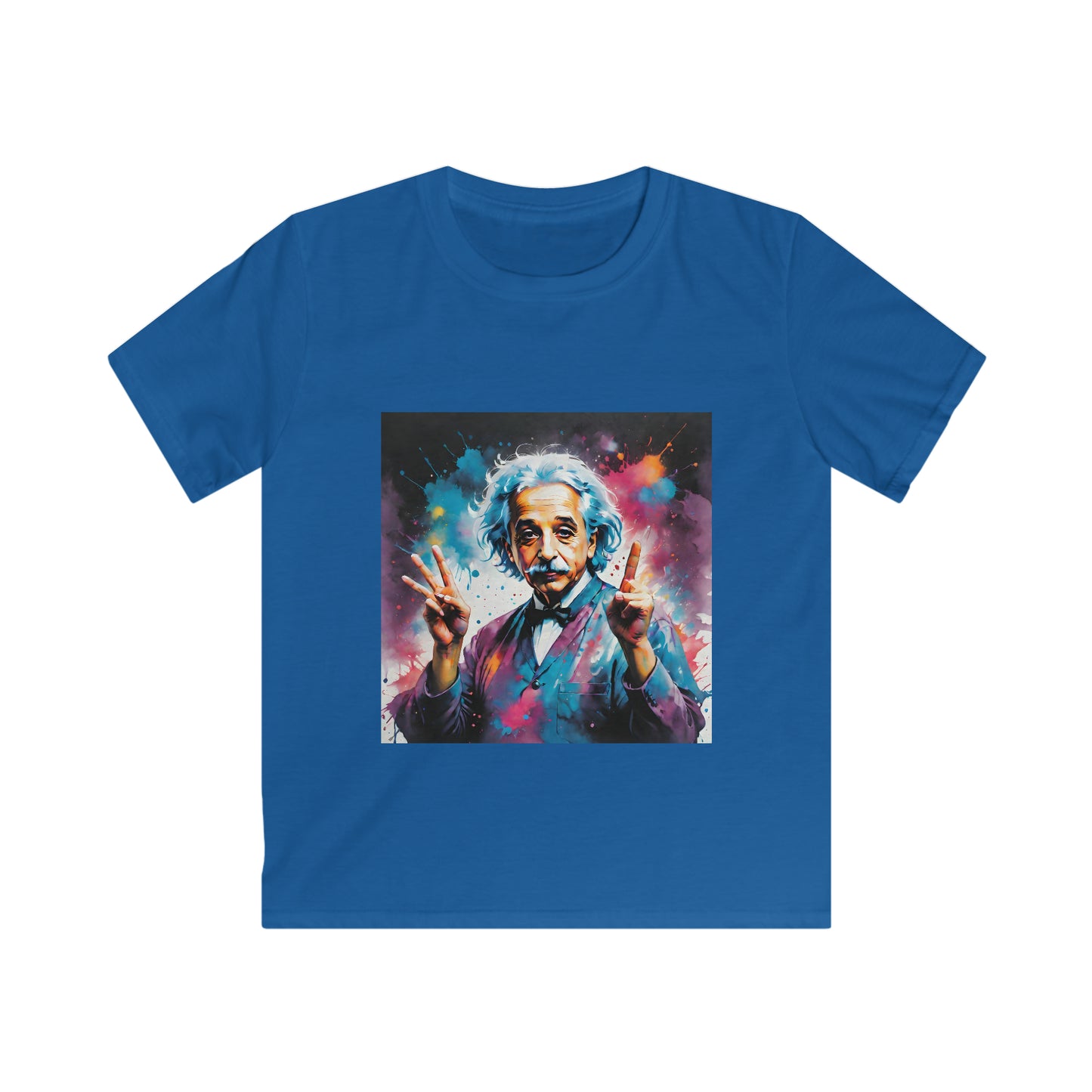 "The theory of everything" Single Print Kids Softstyle Tee