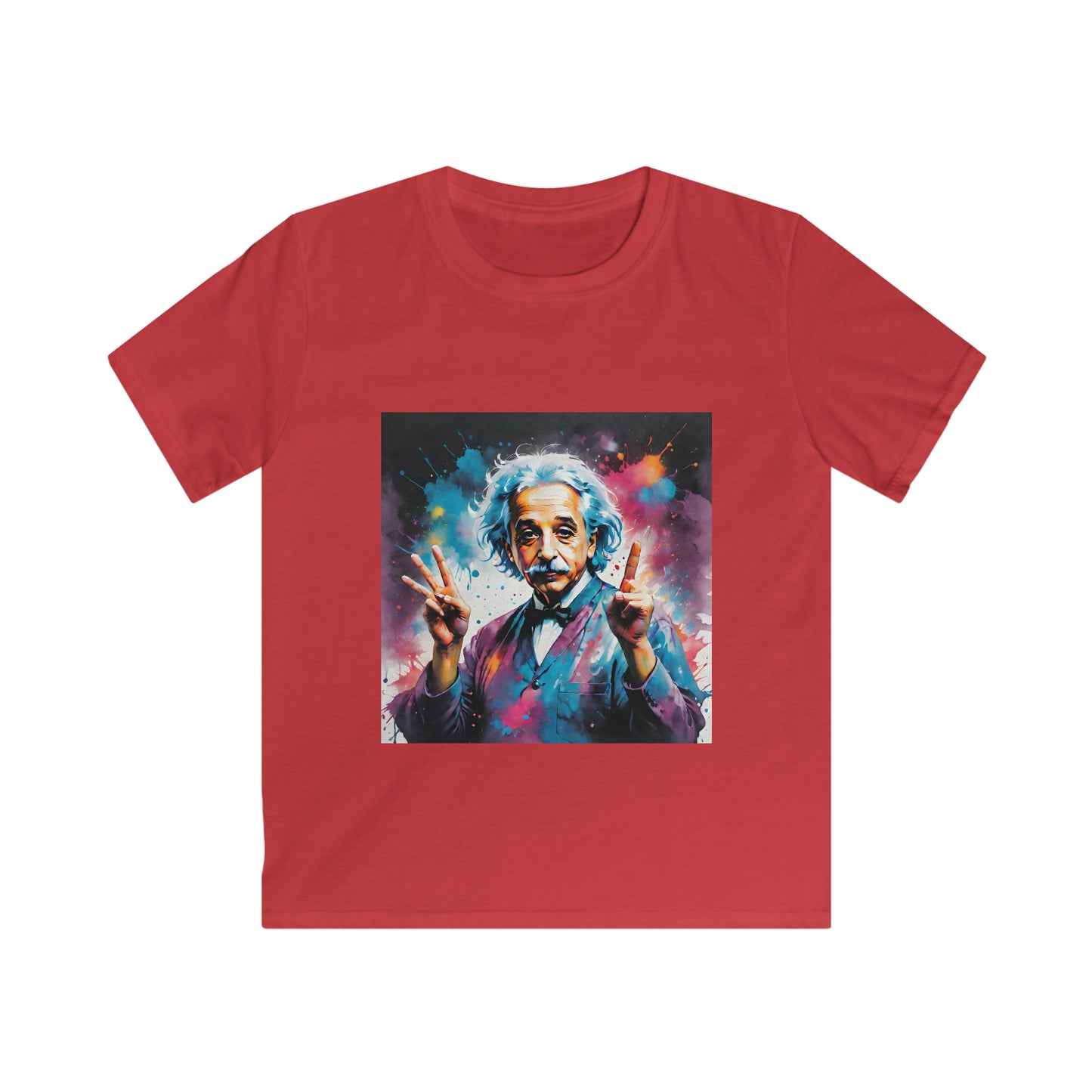 "The theory of everything" Single Print Kids Softstyle Tee