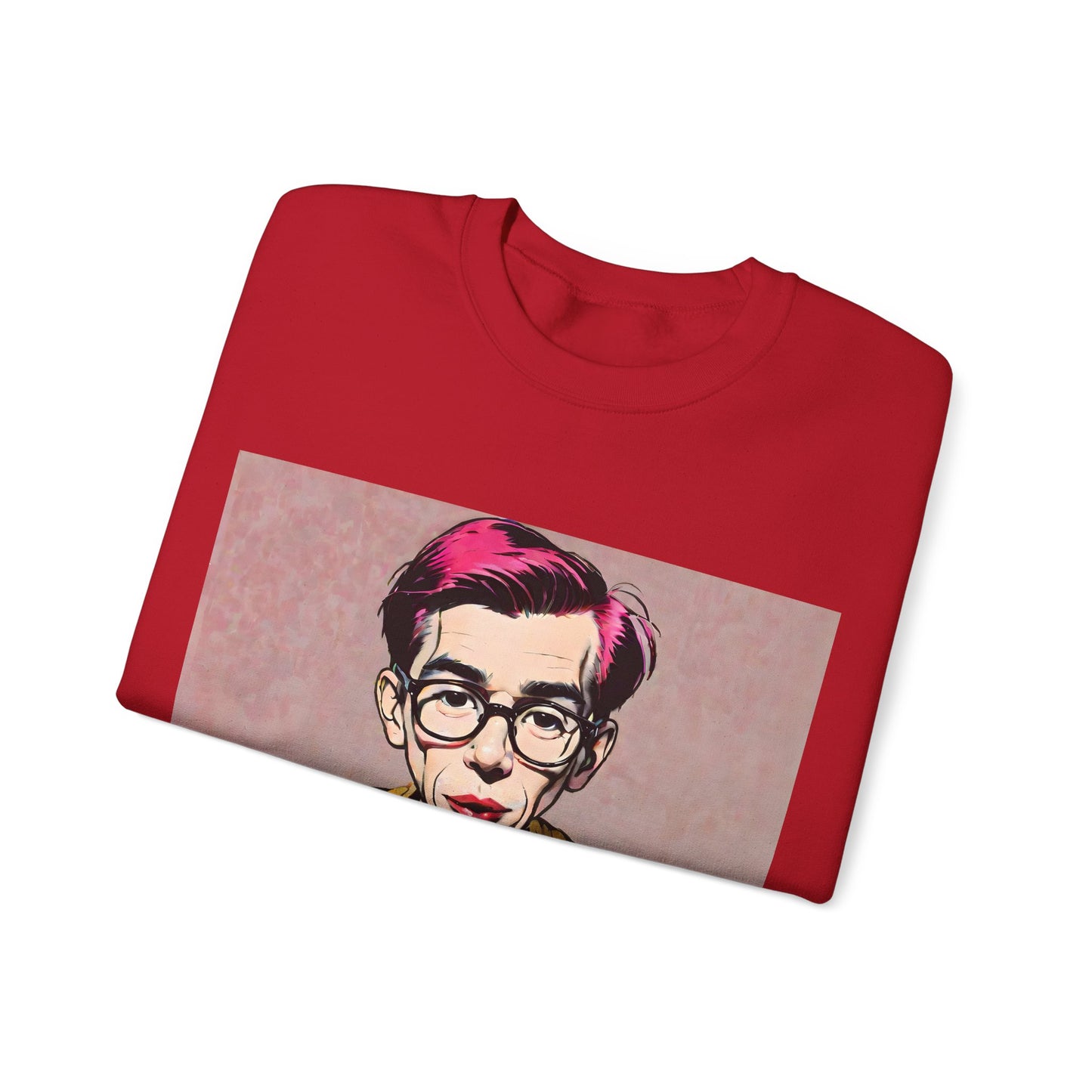 "Warhol: the abstract legend" Single Print Unisex Heavy Blend™ Crewneck Sweatshirt