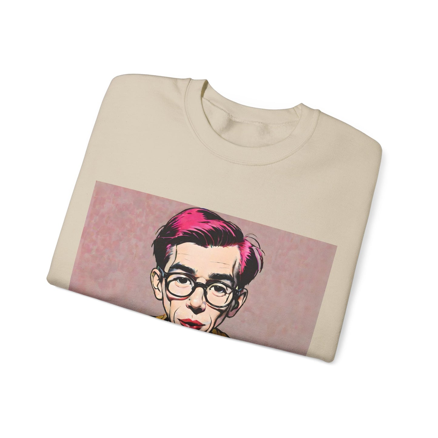 "Warhol: the abstract legend" Single Print Unisex Heavy Blend™ Crewneck Sweatshirt