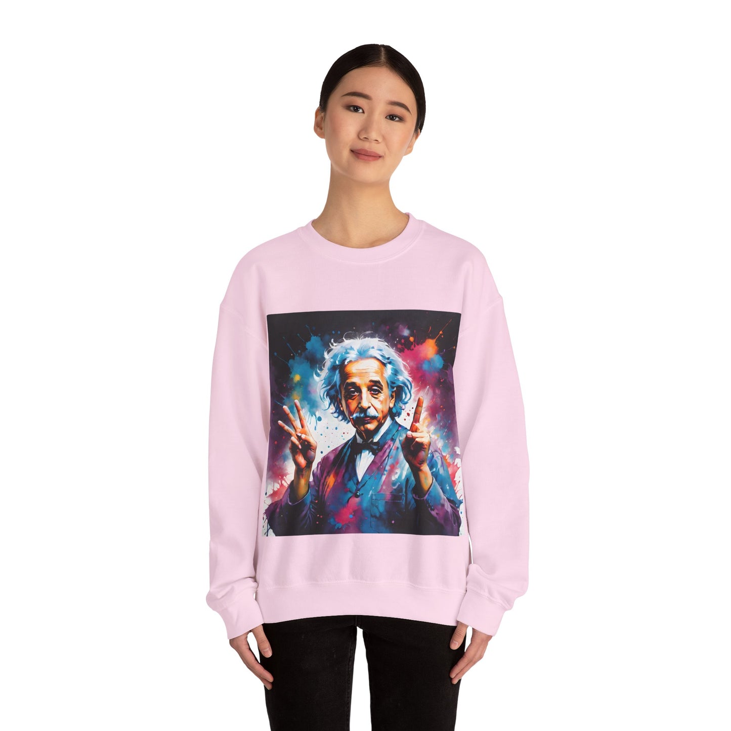 "The theory of everything" Single Print Unisex Heavy Blend™ Crewneck Sweatshirt