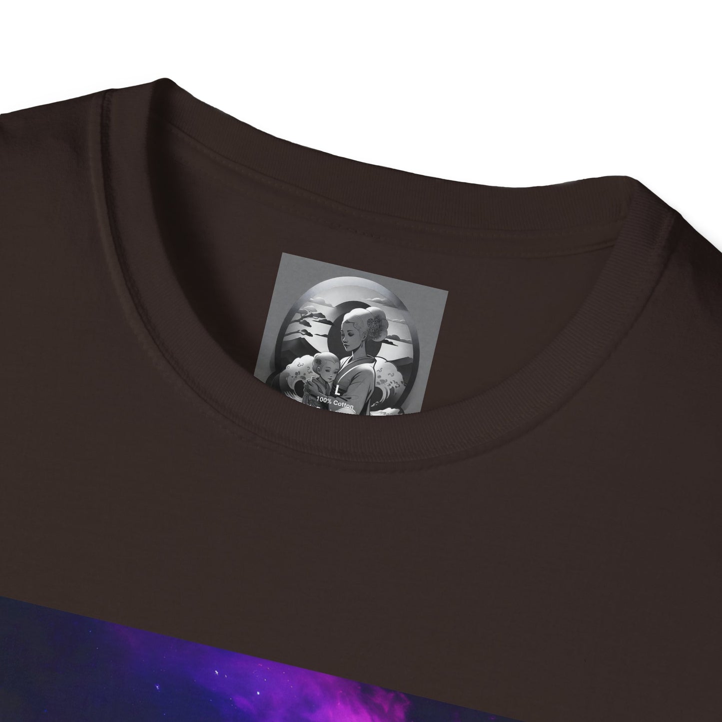 "Goodnight space cowboy" Single Print Unisex Softstyle T-Shirt