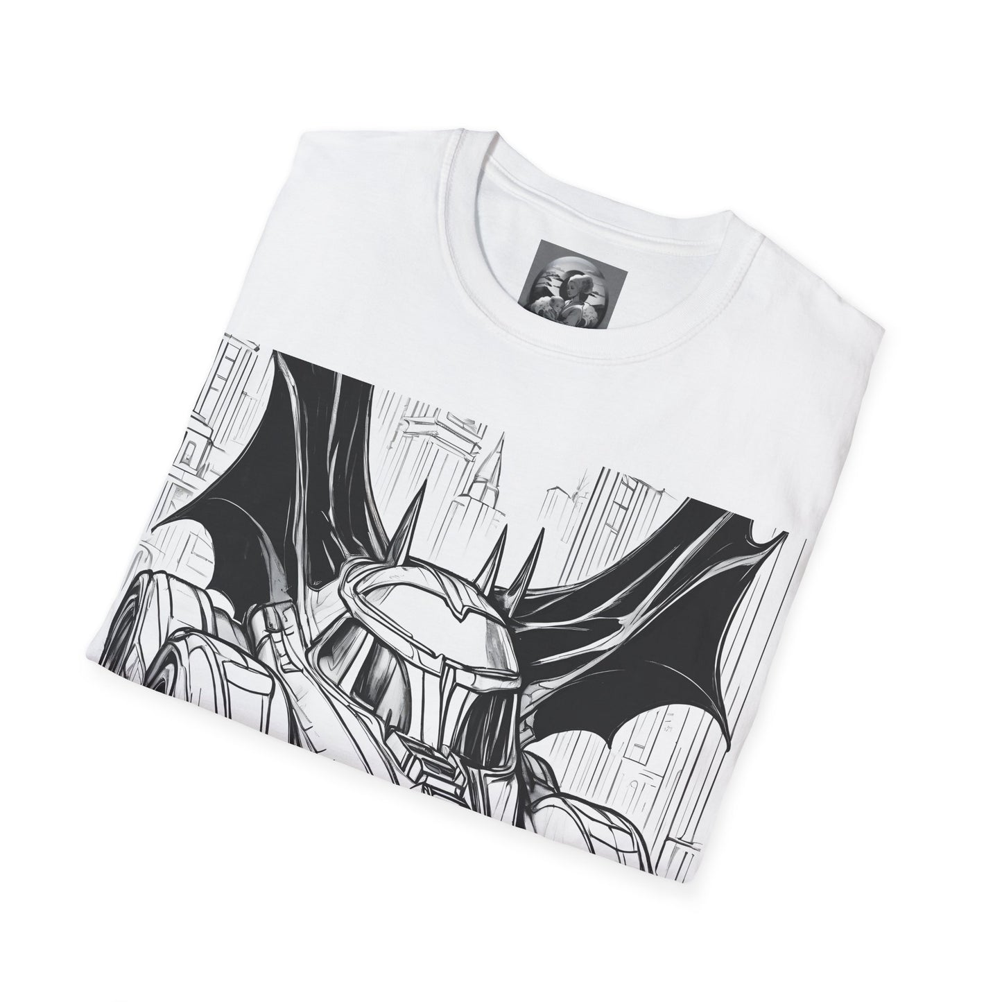 "Automobiliá de Chiroptera" Single Print Unisex Softstyle T-Shirt