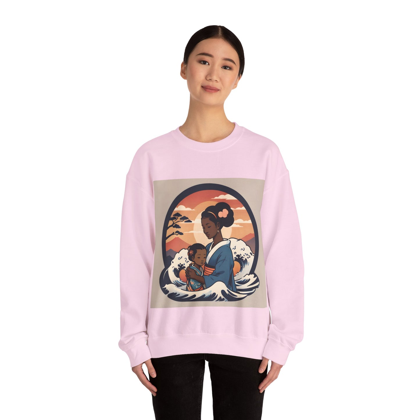 "Princess x Queen"  Single Print Unisex Heavy Blend™ Crewneck Sweatshirt