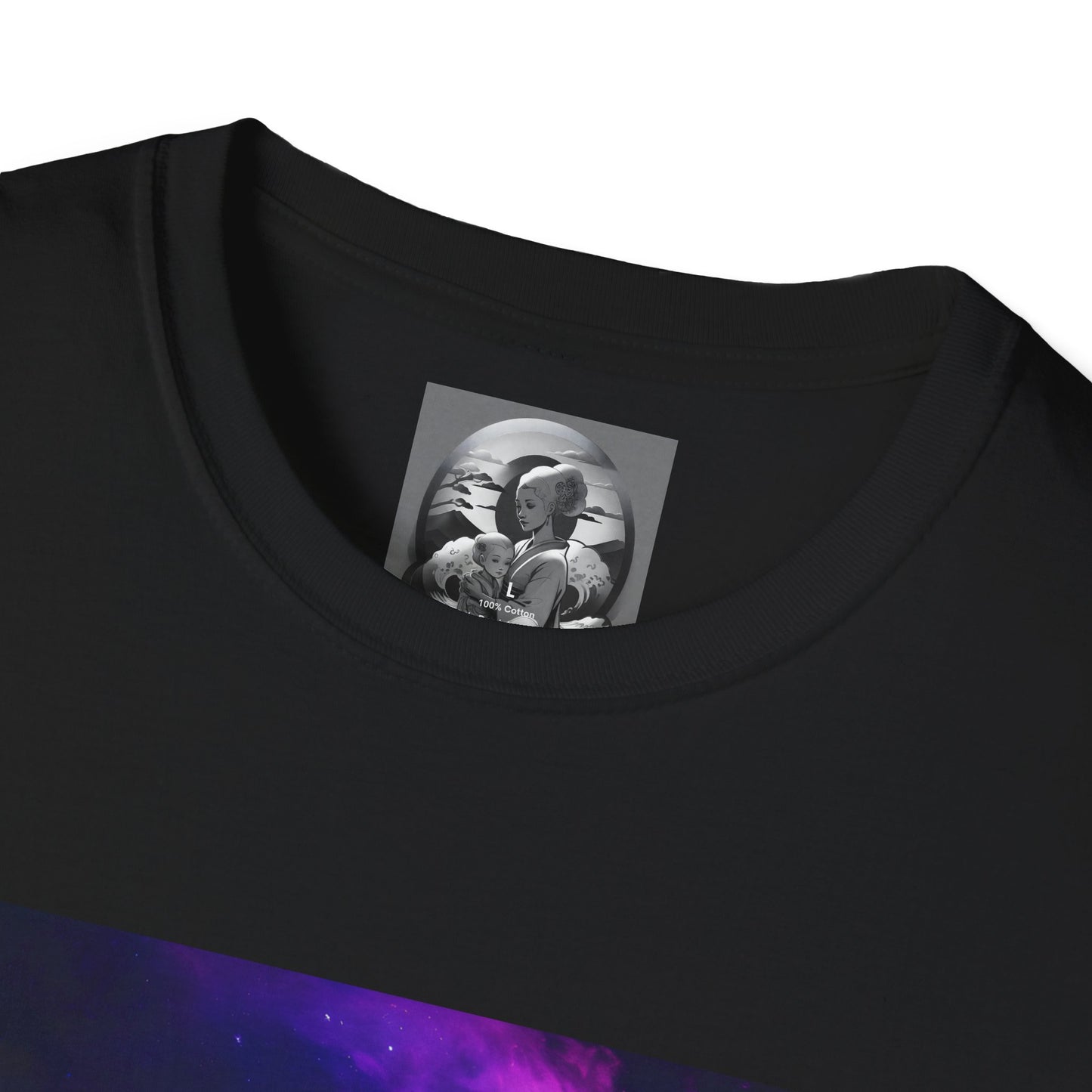 "Goodnight space cowboy" Single Print Unisex Softstyle T-Shirt