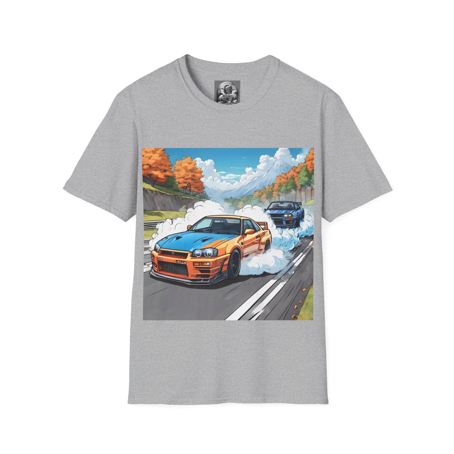 " Go, Go, Go Racing !!!!!!" Double Print Unisex Softstyle T-Shirt