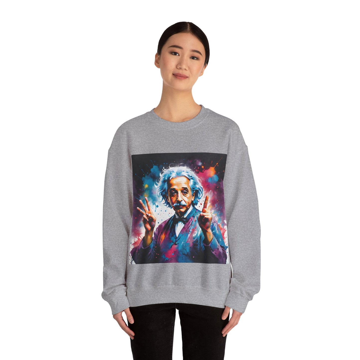 "The theory of everything" Single Print Unisex Heavy Blend™ Crewneck Sweatshirt