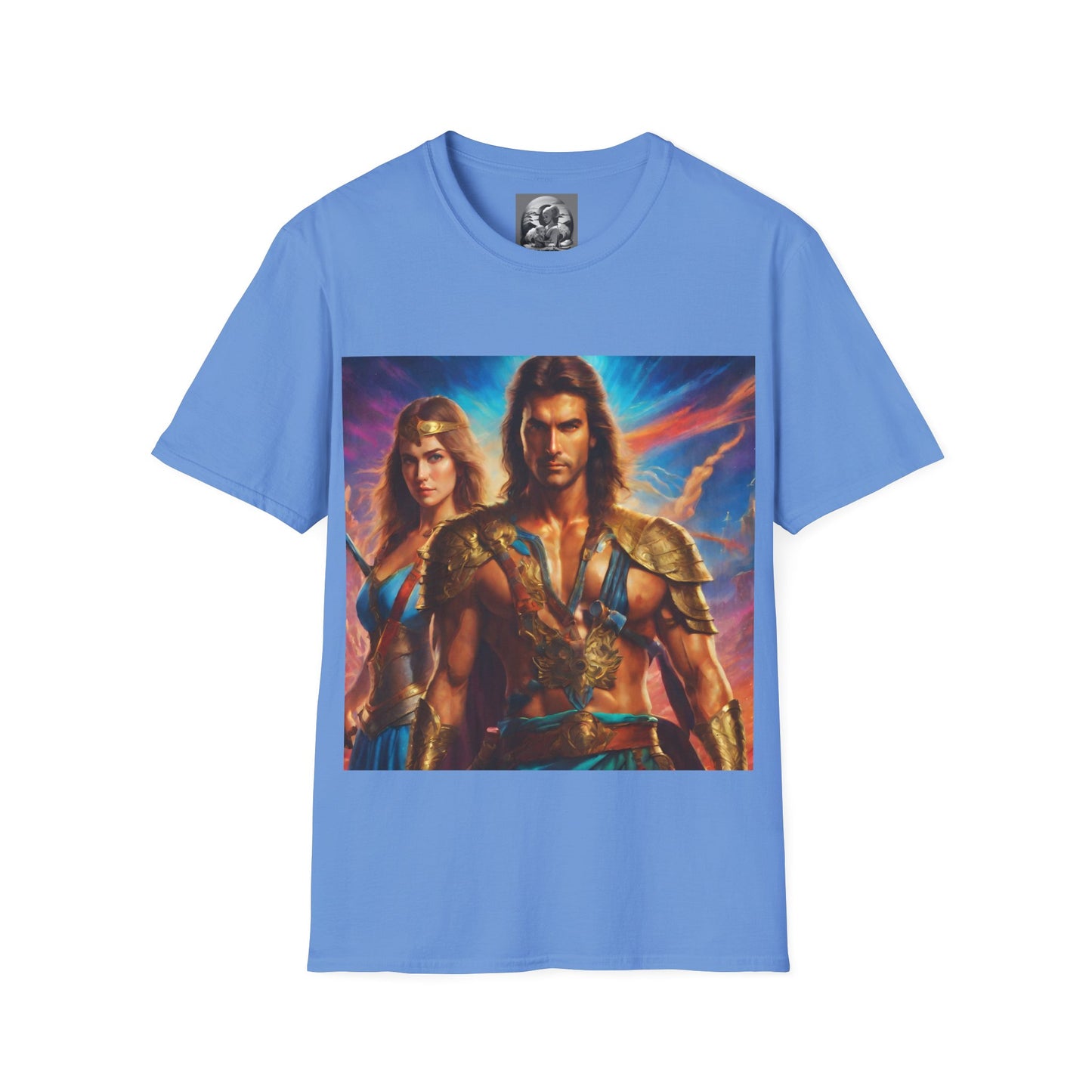 "80s medieval fantasy" Single Print Unisex Softstyle T-Shirt