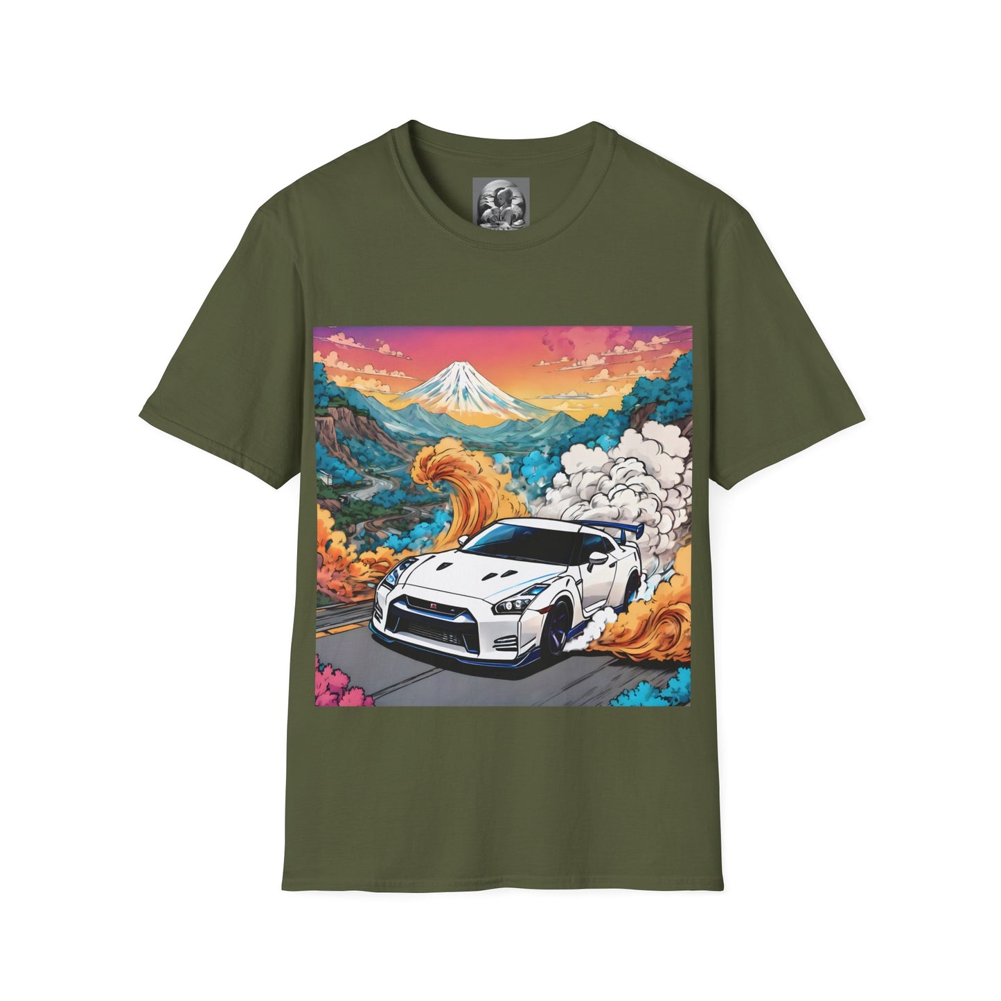 " Go, Go, Go Racing !!!!!!" Double Print Unisex Softstyle T-Shirt