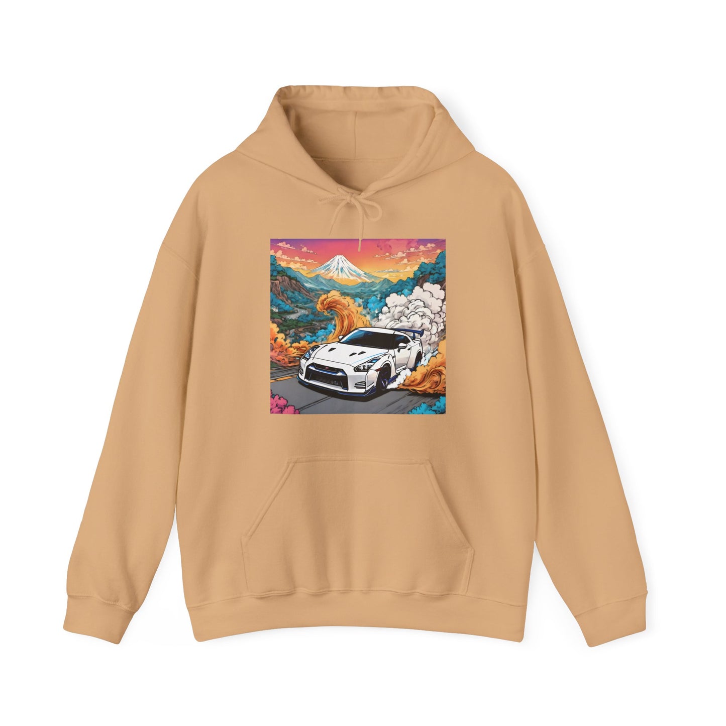 " Go, Go, Go Racing !!!!!!" Single Print Unisex Heavy Blend™ Hooded Sweatshirt