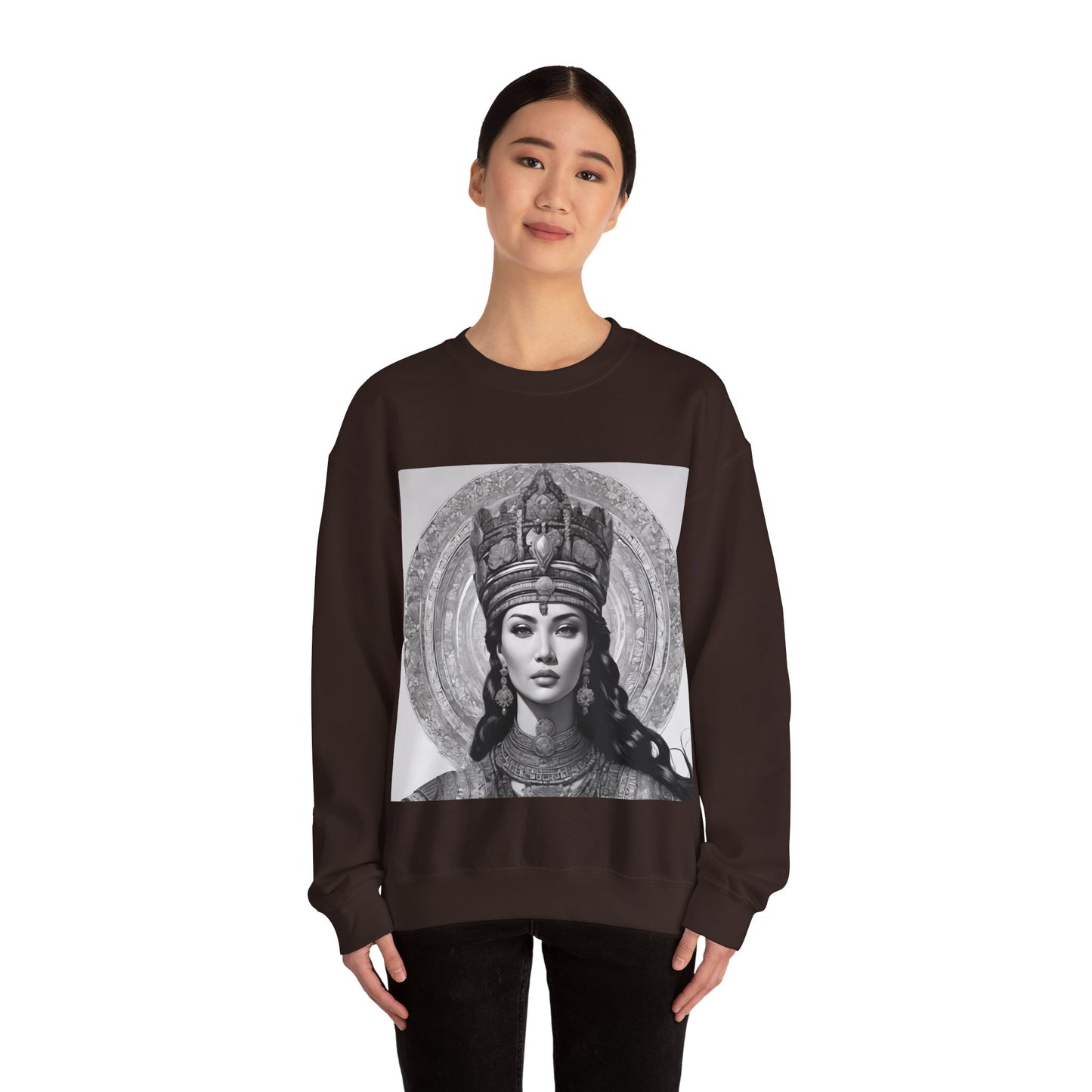 "Queen of Heritage" Unisex Heavy Blend™ Crewneck Sweatshirt