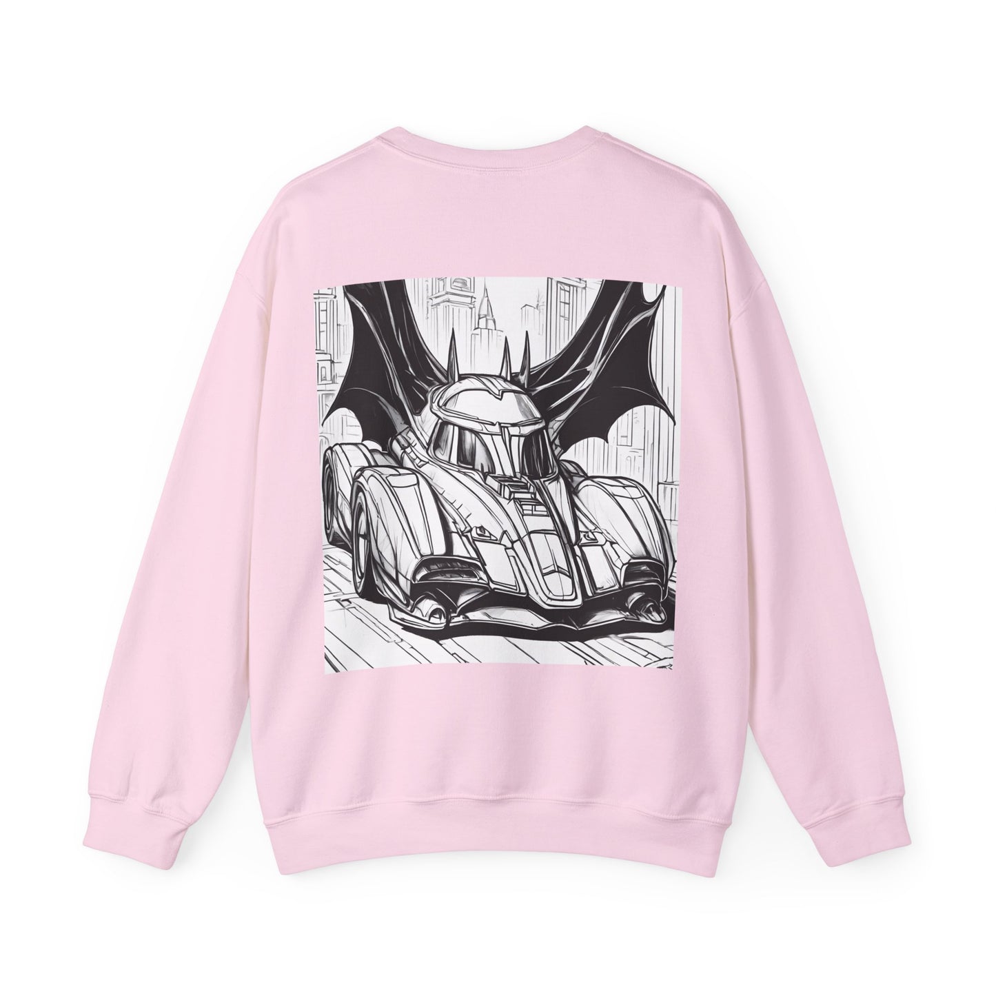 "Automobiliá de Chiroptera" Double Print Unisex Heavy Blend™ Crewneck Sweatshirt