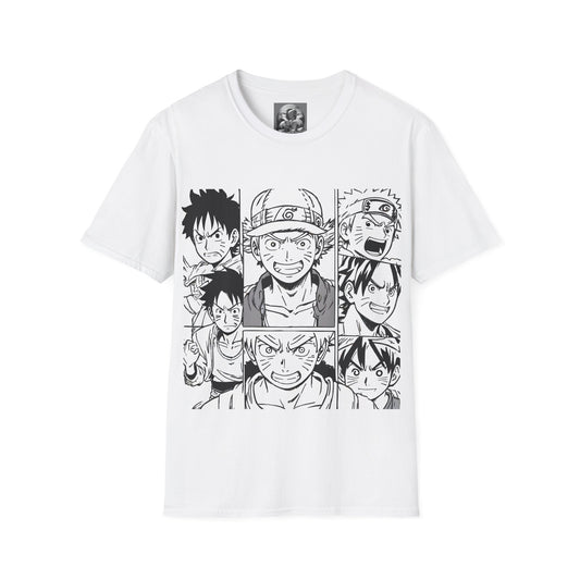 "Shonen Allstars" Single Print Unisex Softstyle T-Shirt