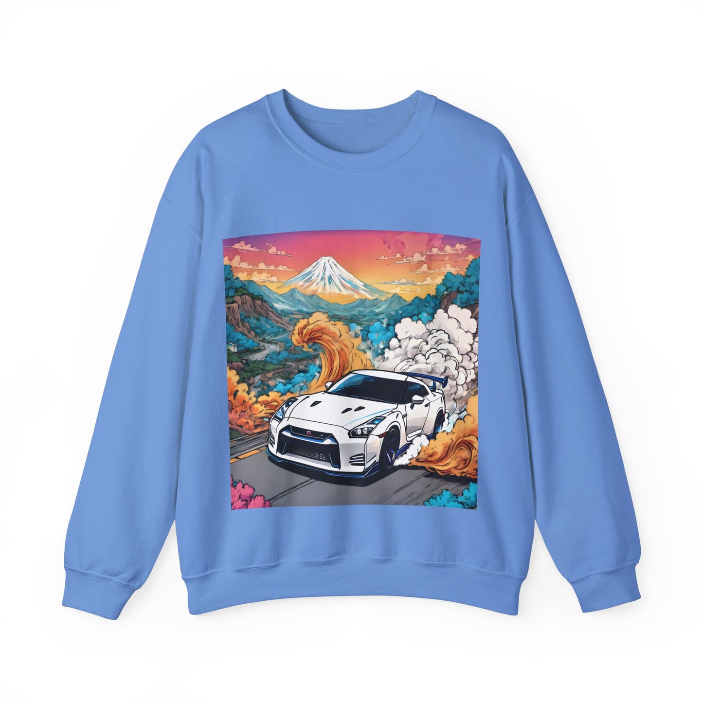 " Go, Go, Go Racing !!!!!!" Double Print Unisex Heavy Blend™ Crewneck Sweatshirt