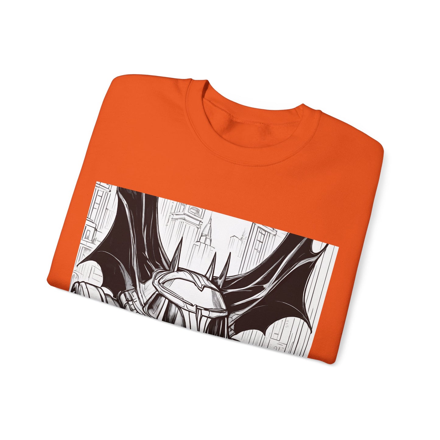 "Automobiliá de Chiroptera" Single Print Unisex Heavy Blend™ Crewneck Sweatshirt