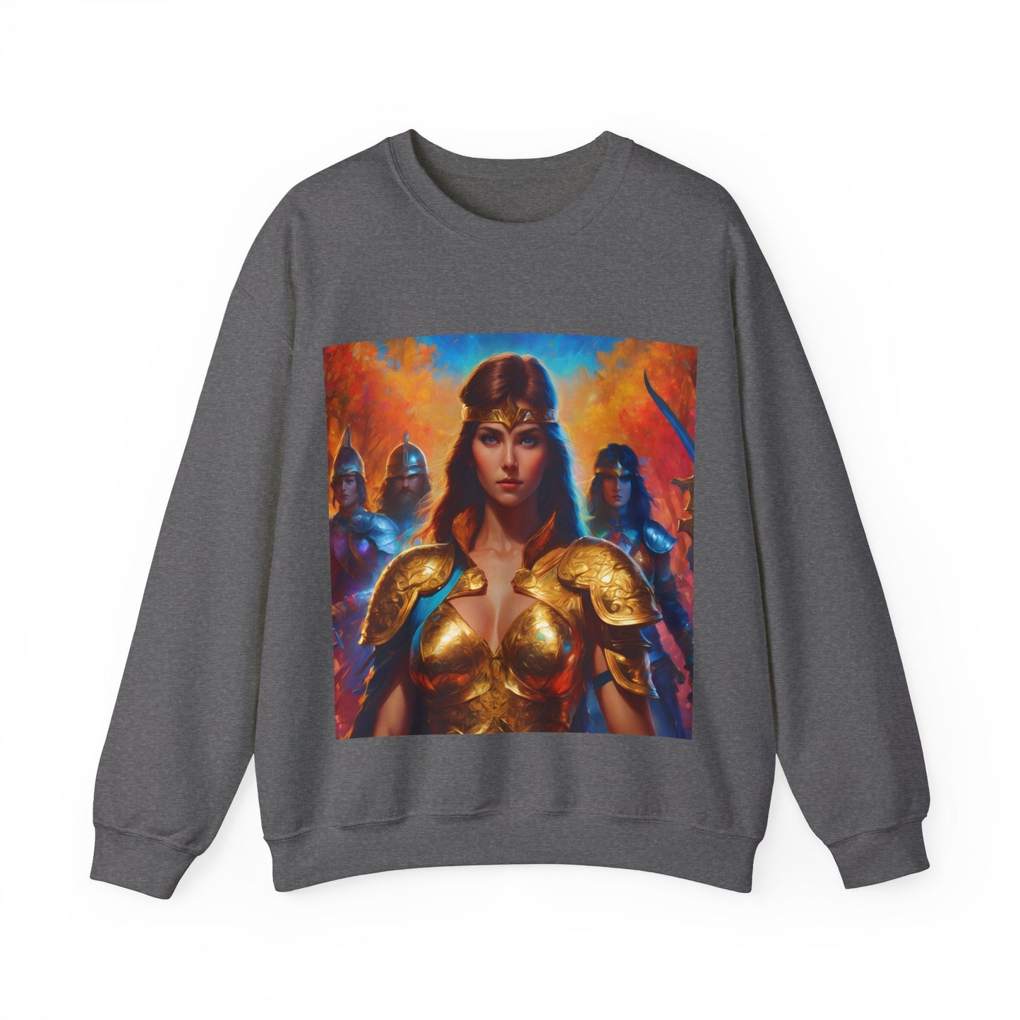 " Retro medical fantasy" Single Print Unisex Heavy Blend™ Crewneck Sweatshirt