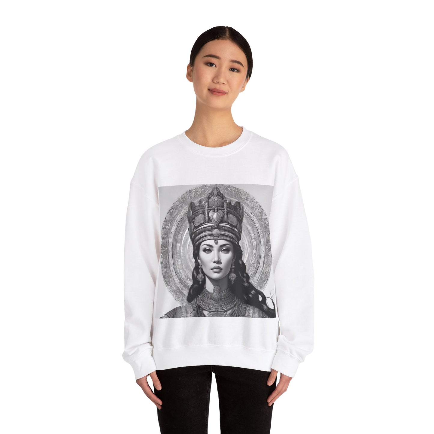 "Queen of Heritage" Unisex Heavy Blend™ Crewneck Sweatshirt